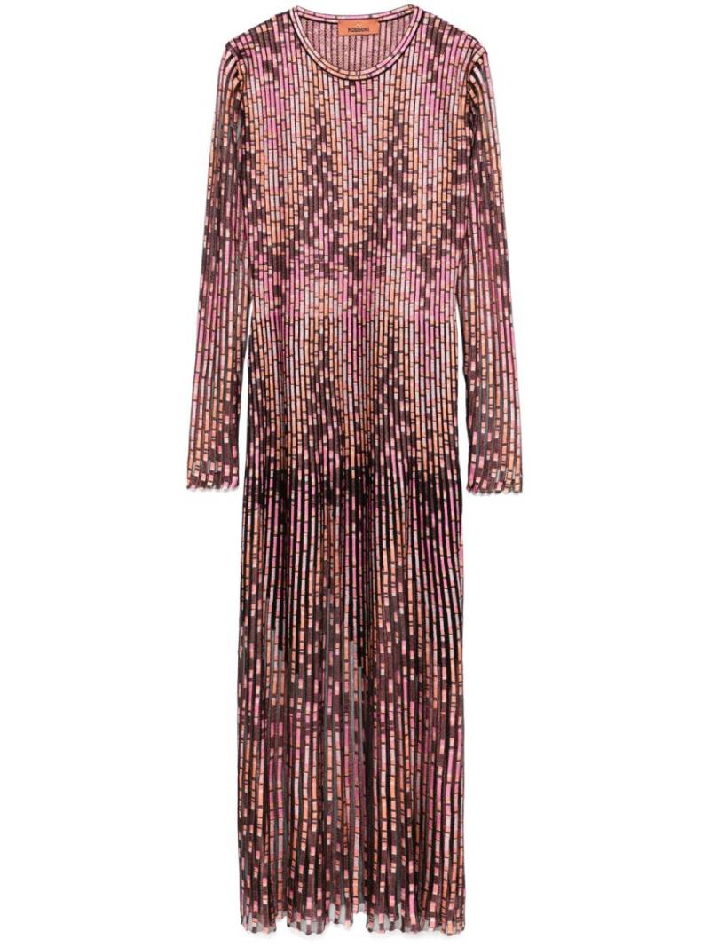 Missoni zigzag midi dress - Pink von Missoni