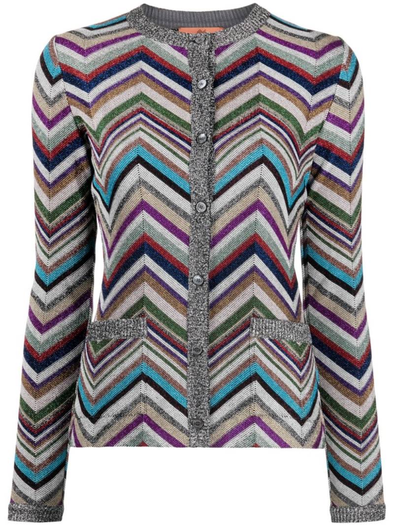 Missoni zigzag-print round-neck top - Multicolour von Missoni