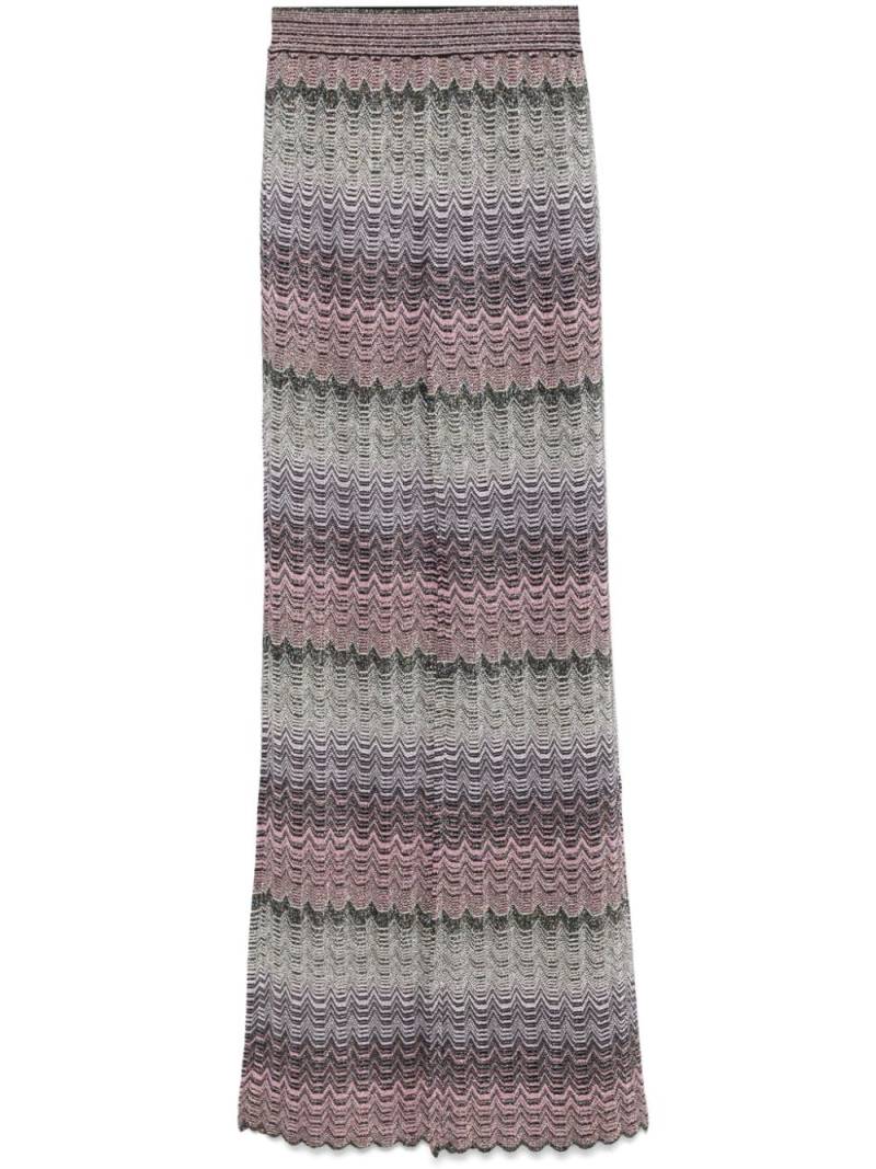 Missoni zigzag trousers - Metallic von Missoni