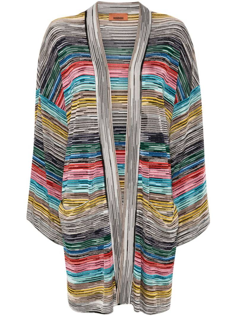 Missoni zigzag-woven cardigan - Pink von Missoni