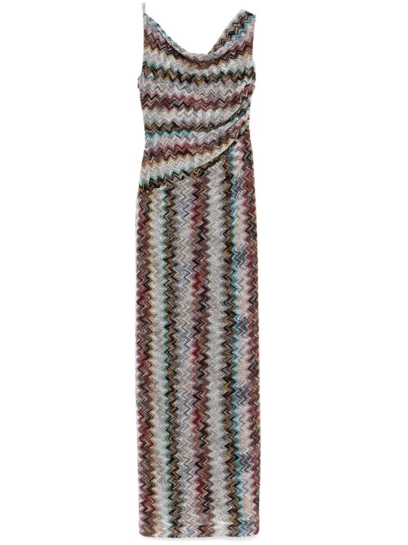 Missoni zigzag-woven maxi dress - Black von Missoni