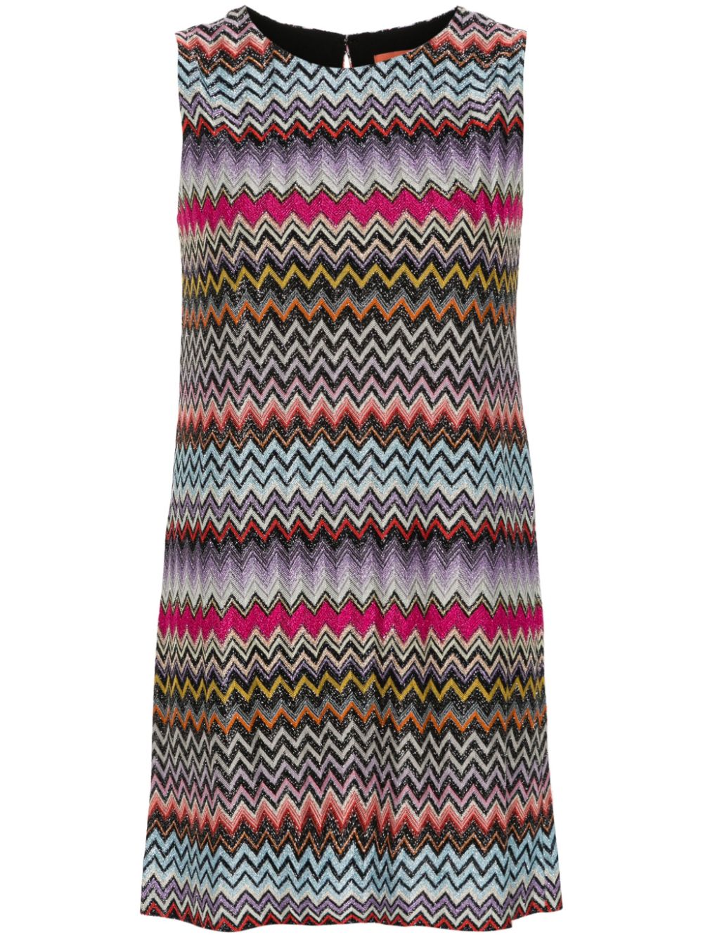 Missoni zigzag-woven mini dress - Black von Missoni