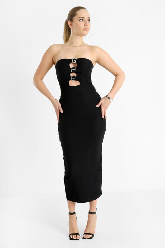 Missue Bandeau Maxikleid | Schwarz | Damen | M Missue Bandeau Maxikleid | Schwarz | Damen | M von Missue