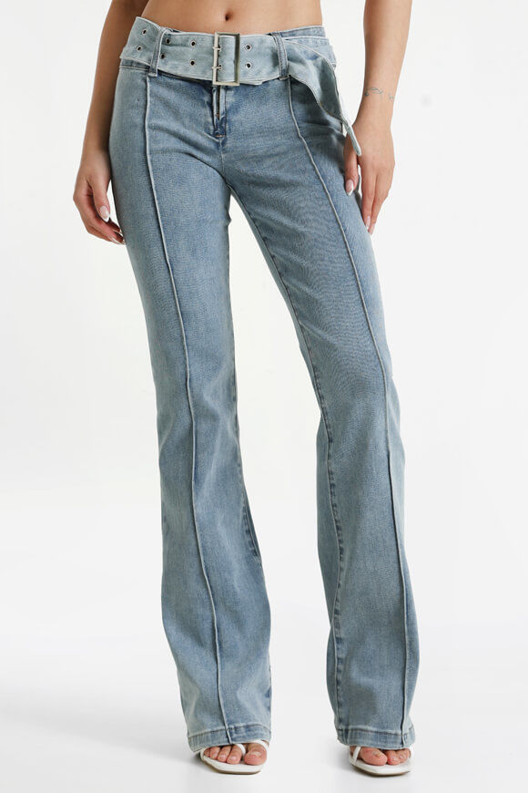 Missue Bootcut Jeans | Hellblau Denim | Damen  | 40 von Missue