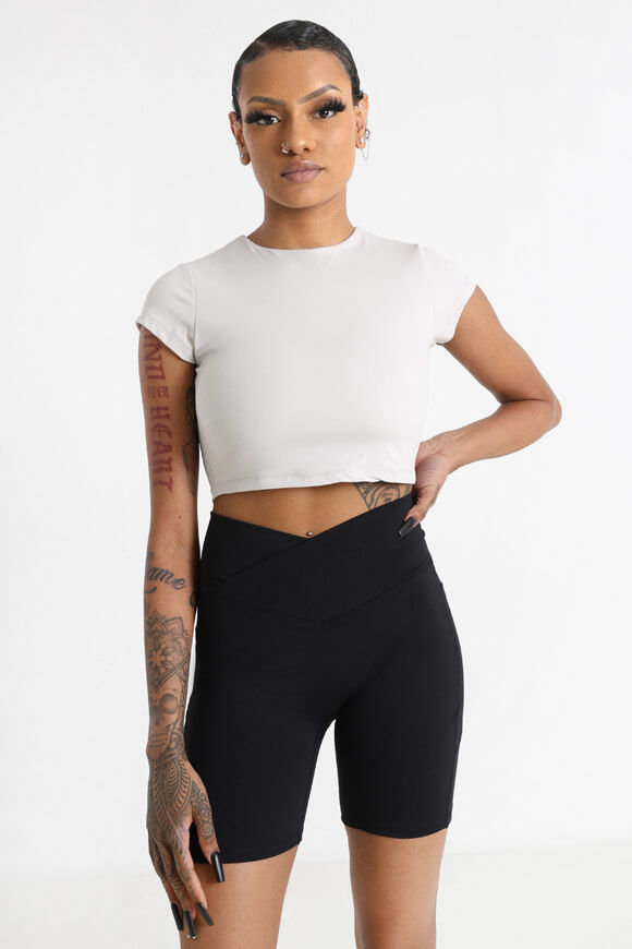 Missue Crop T-Shirt | Hell Stone | Damen  | L von Missue