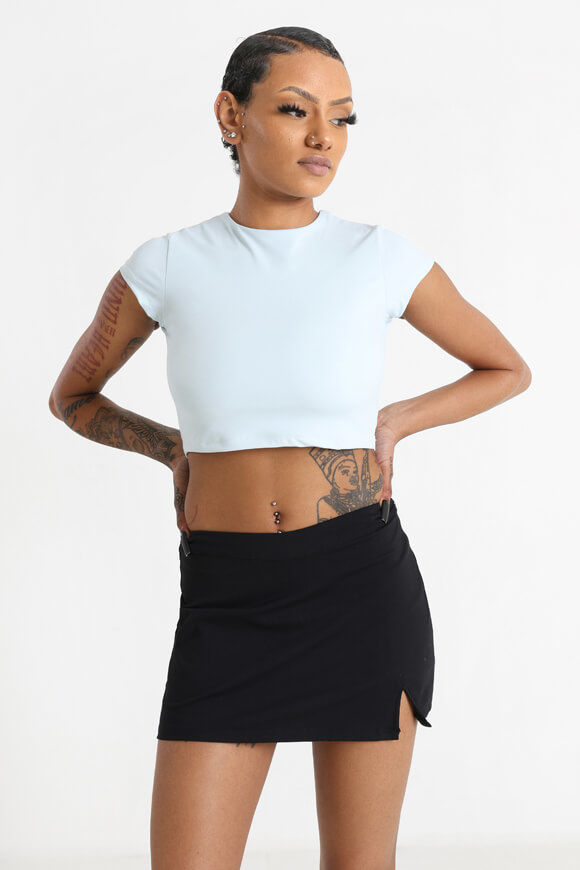 Missue Crop T-Shirt | Hellblau | Damen  | M von Missue