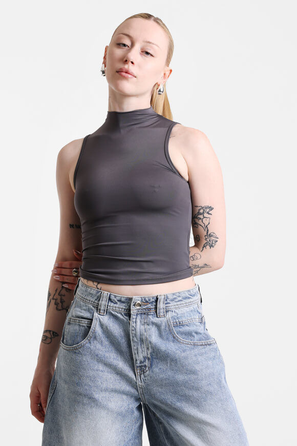 Missue Crop Top | Anthrazit | Damen  | L von Missue