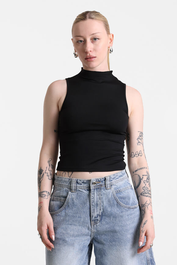 Missue Crop Top | Schwarz | Damen  | L von Missue