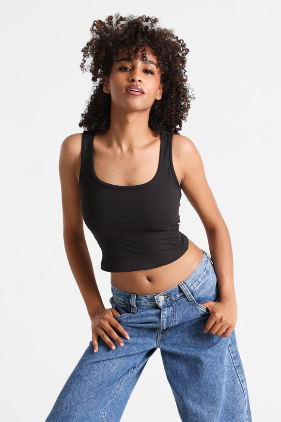 Missue Crop Top | Schwarz | Damen  | S von Missue