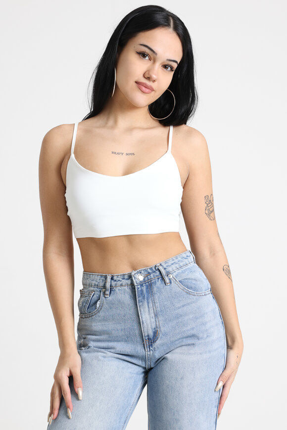 Missue Crop Trägertop | Offwhite | Damen  | L von Missue