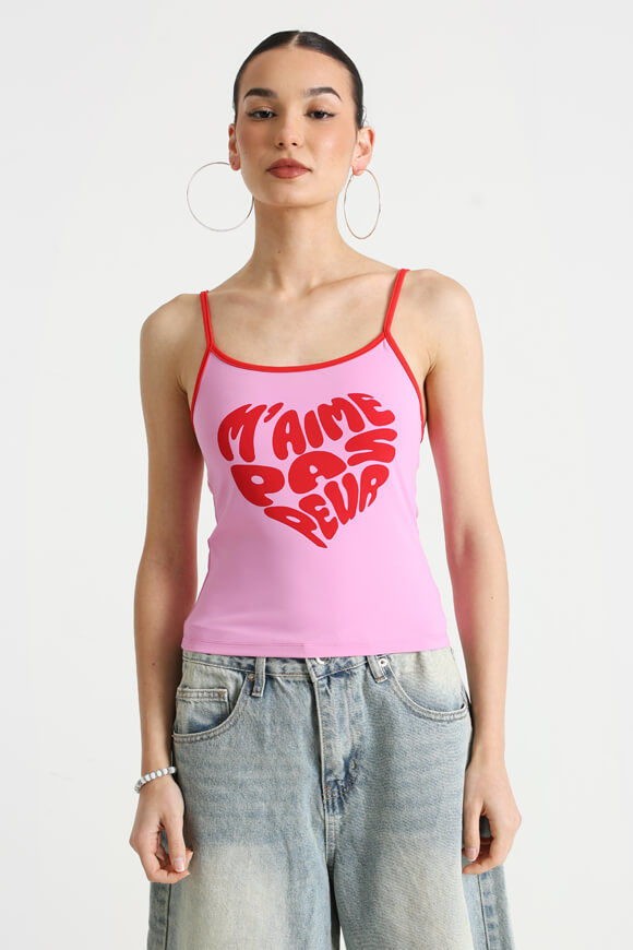 Missue Crop Trägertop | Rosa | Damen  | L von Missue