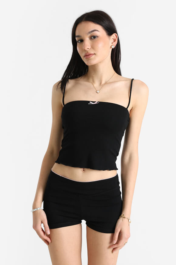 Missue Crop Trägertop | Schwarz | Damen  | S von Missue