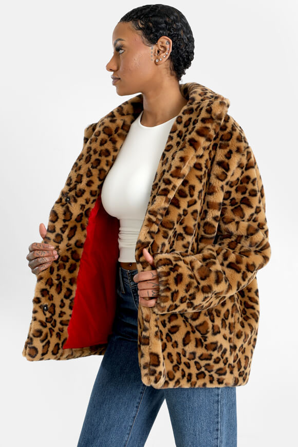 Missue Faux Fur Mantel | Leo | Damen  | L von Missue