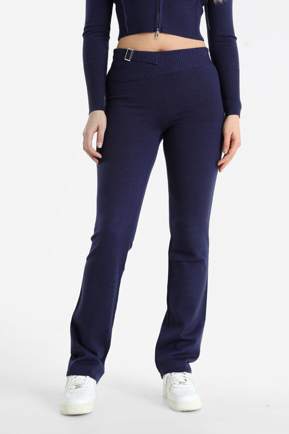 Missue Flare Strickhose | Marineblau | Damen  | L von Missue