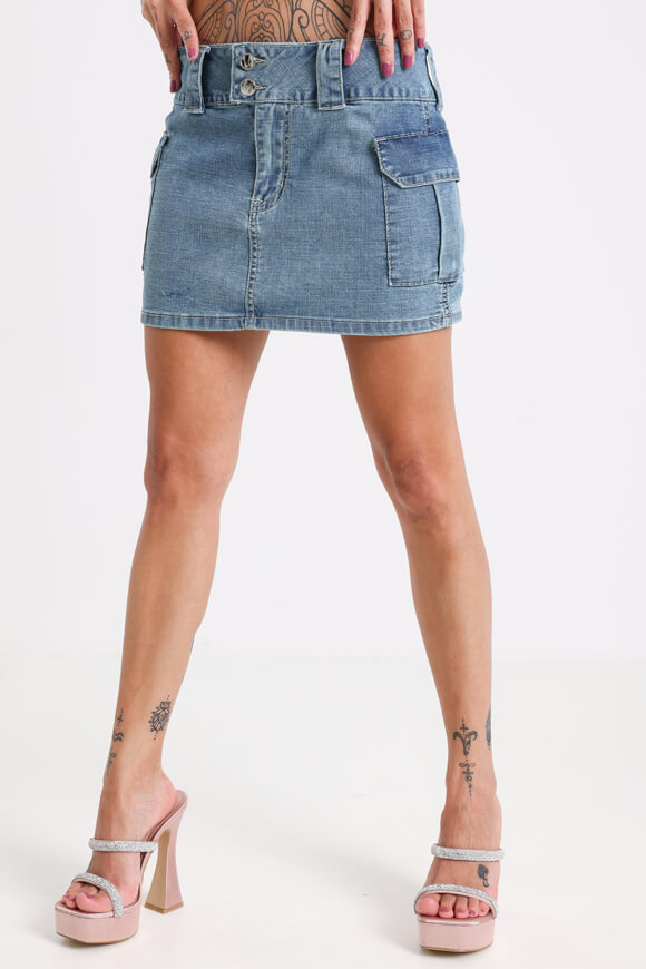 Missue Jeans Minirock | Medium Blau | Damen  | S von Missue