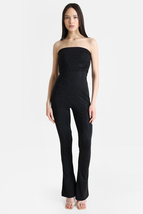 Missue Langer Overall mit Strass | Schwarz | Damen  | L von Missue