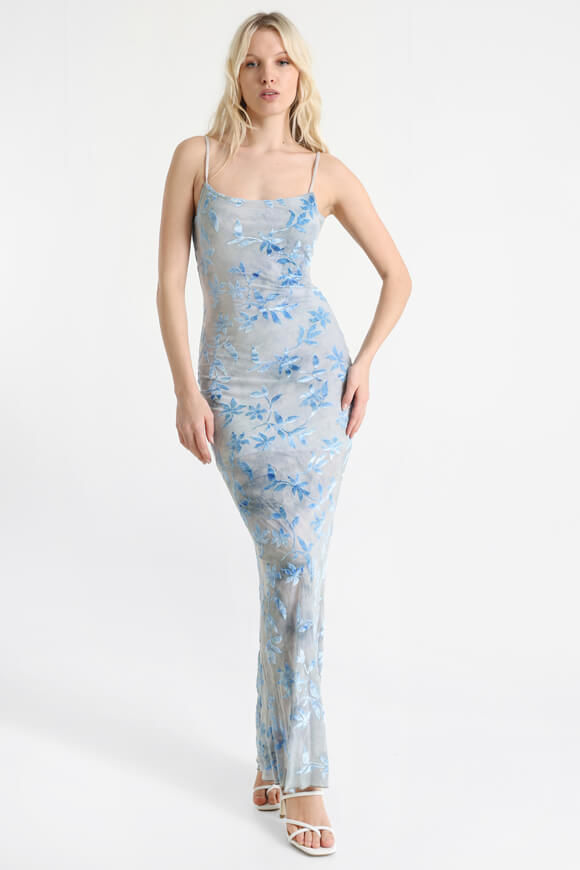 Missue Mesh Maxikleid | Hellblau | Damen | L Missue Mesh Maxikleid | Hellblau | Damen | L von Missue