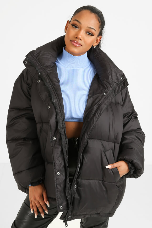 Missue Oversized Pufferjacke | Schwarz | Damen  | L von Missue