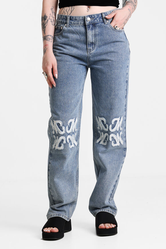 Missue Straight Leg Jeans | Blau | Damen  | 34 von Missue