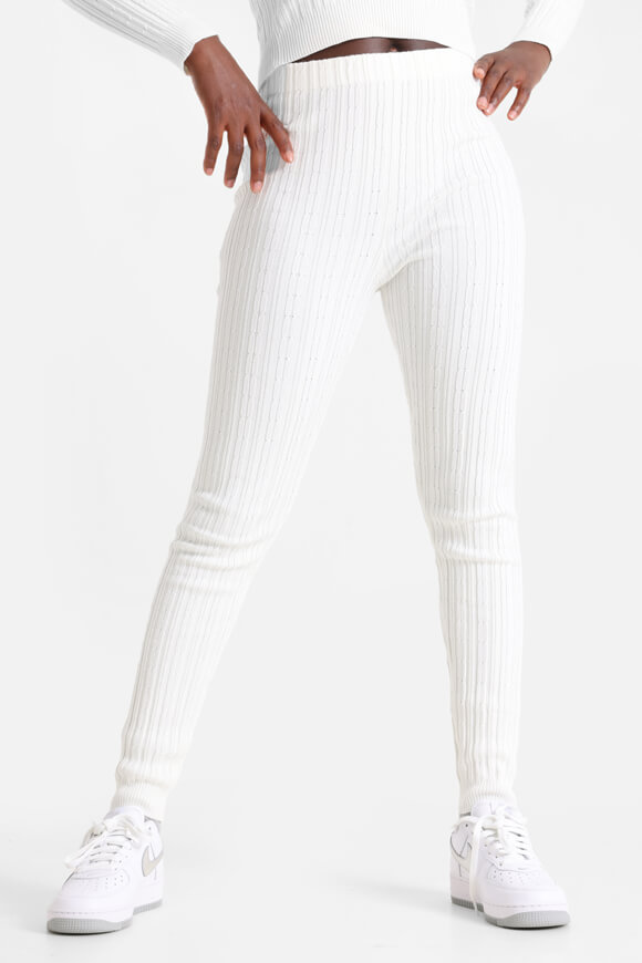 Missue Strickleggings | Offwhite | Damen  | M von Missue