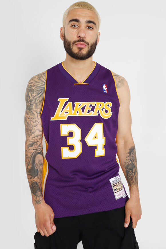 Mitchell & Ness Mesh Tanktop - LA Lakers | Lila | Herren  | M von Mitchell & Ness