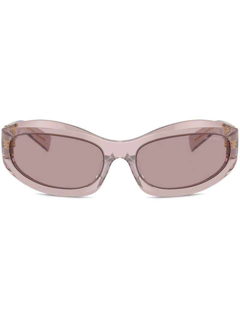 Miu Miu Eyewear Glimpse sunglasses - Purple von Miu Miu Eyewear