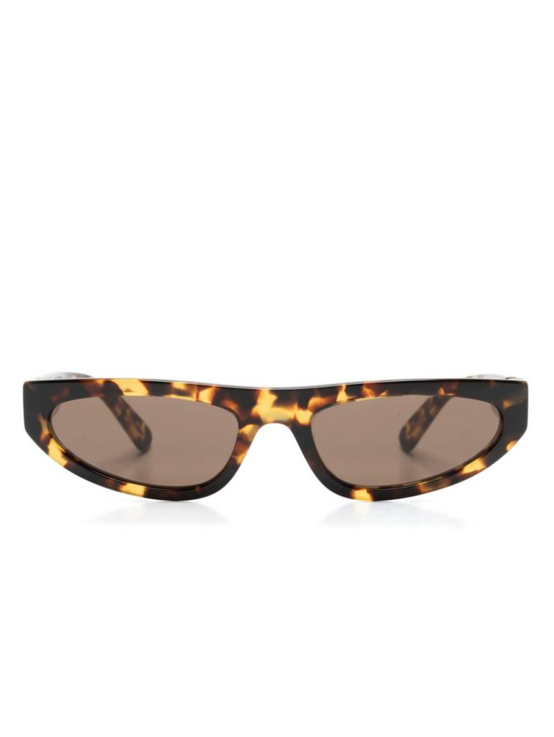 Miu Miu Eyewear Miu Glimpse cat-eye sunglasses - Brown von Miu Miu Eyewear