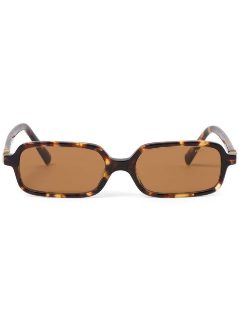 Miu Miu Eyewear Miu Regard sunglasses - Brown von Miu Miu Eyewear