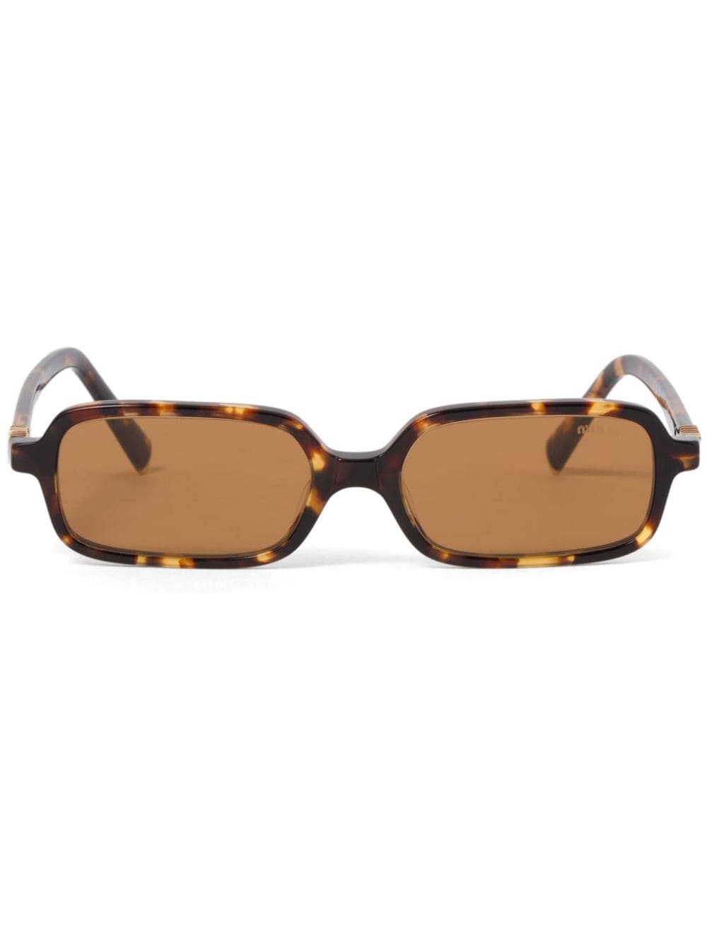 Miu Miu Eyewear Regard sunglasses - Brown von Miu Miu Eyewear