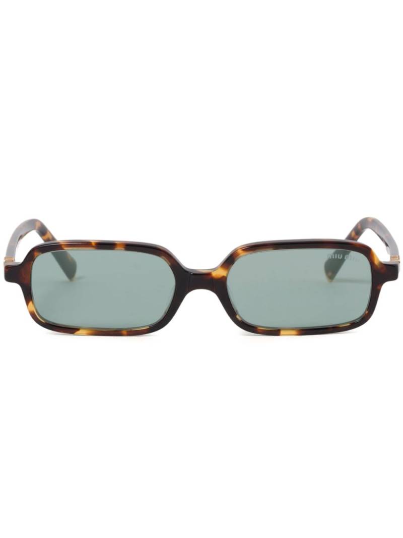 Miu Miu Eyewear Regard sunglasses - Brown von Miu Miu Eyewear