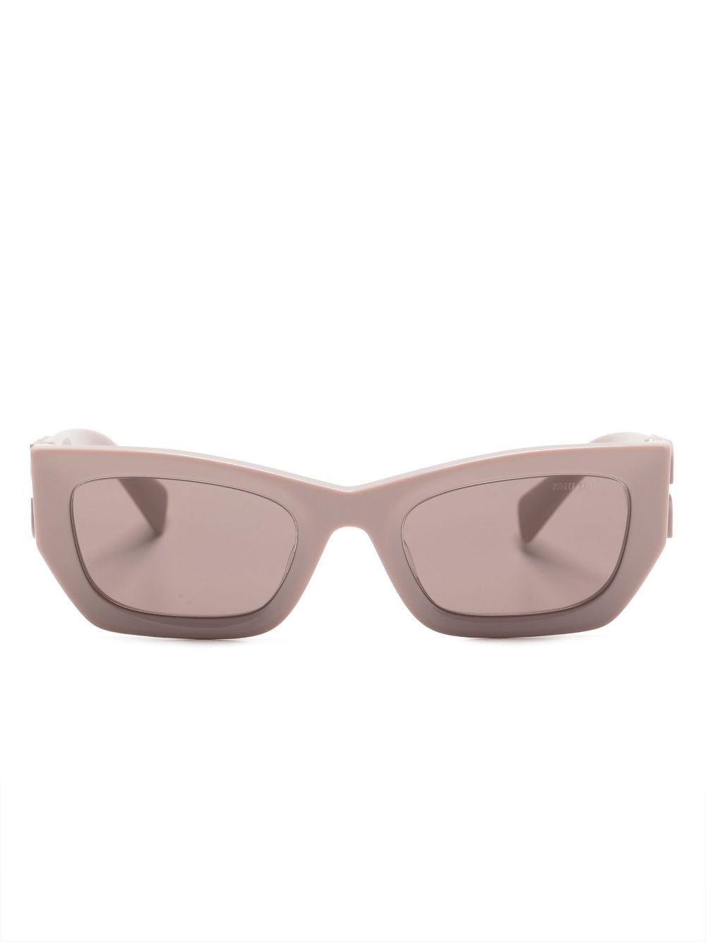 Miu Miu Eyewear Runway rectangle-frame sunglasses - Pink von Miu Miu Eyewear