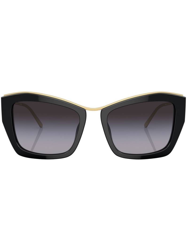 Miu Miu Eyewear cat-eye frame sunglasses - Black von Miu Miu Eyewear