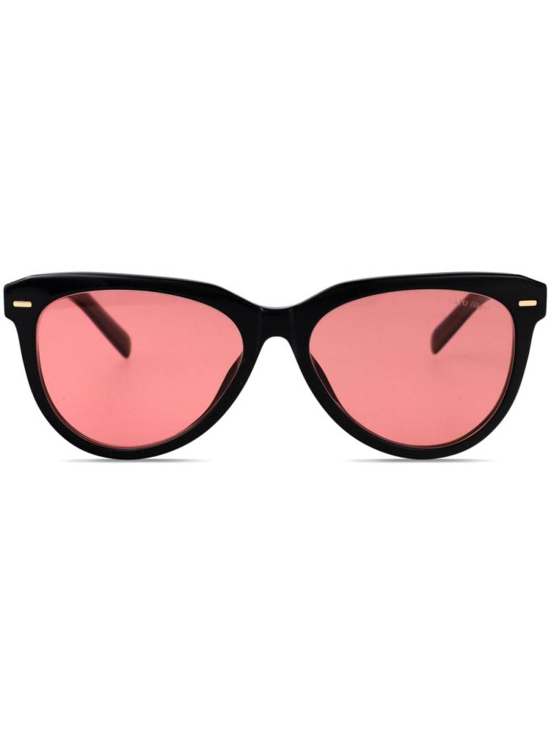 Miu Miu Eyewear cat-eye frame sunglasses - Black von Miu Miu Eyewear