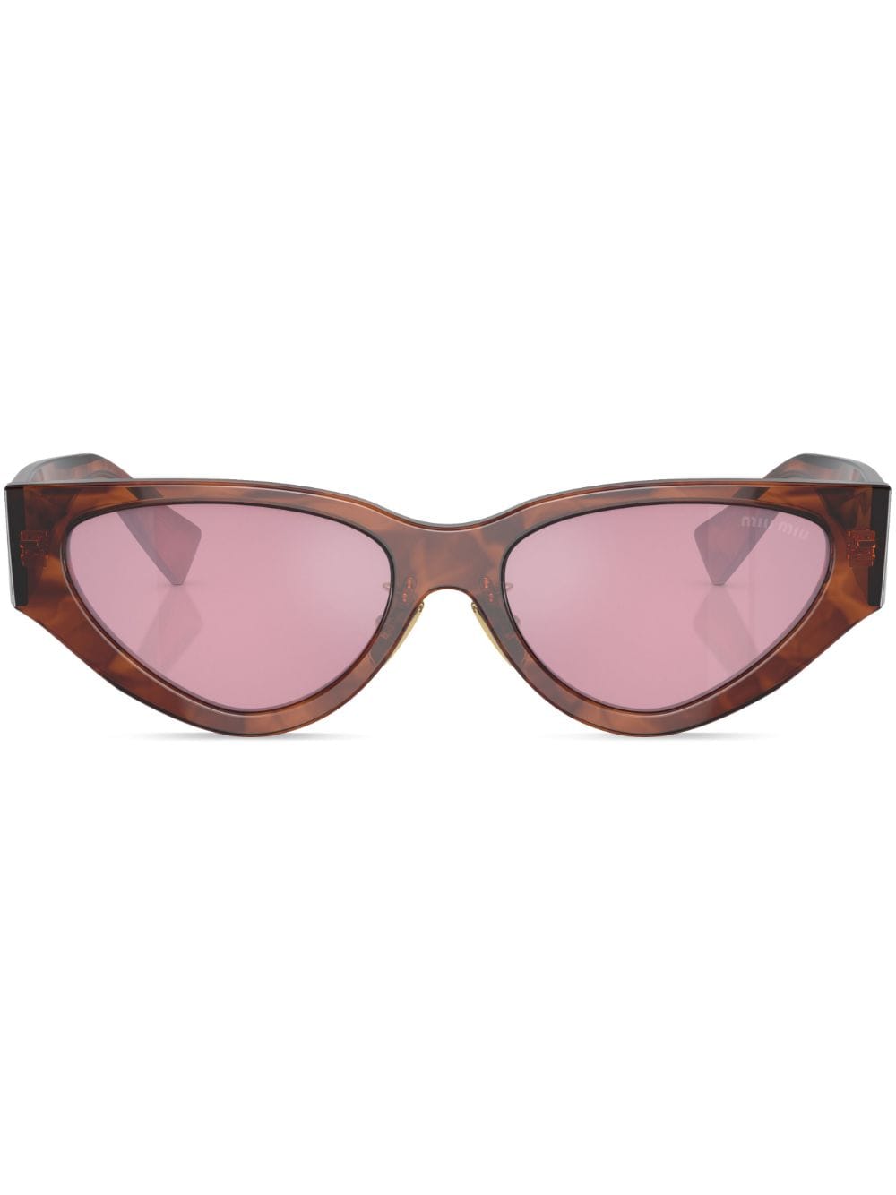 Miu Miu Eyewear cat-eye frame sunglasses - Black von Miu Miu Eyewear