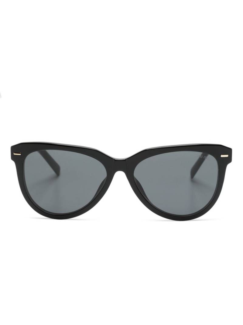 Miu Miu Eyewear oval-frame sunglasses - Black von Miu Miu Eyewear