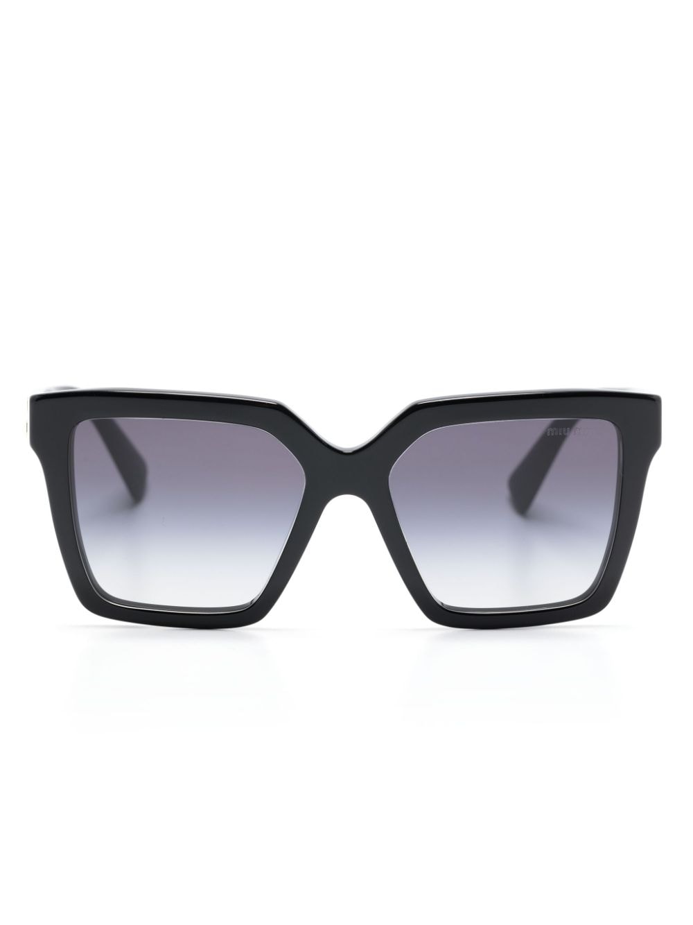 Miu Miu Eyewear oversized square-frame sunglasses - Black von Miu Miu Eyewear