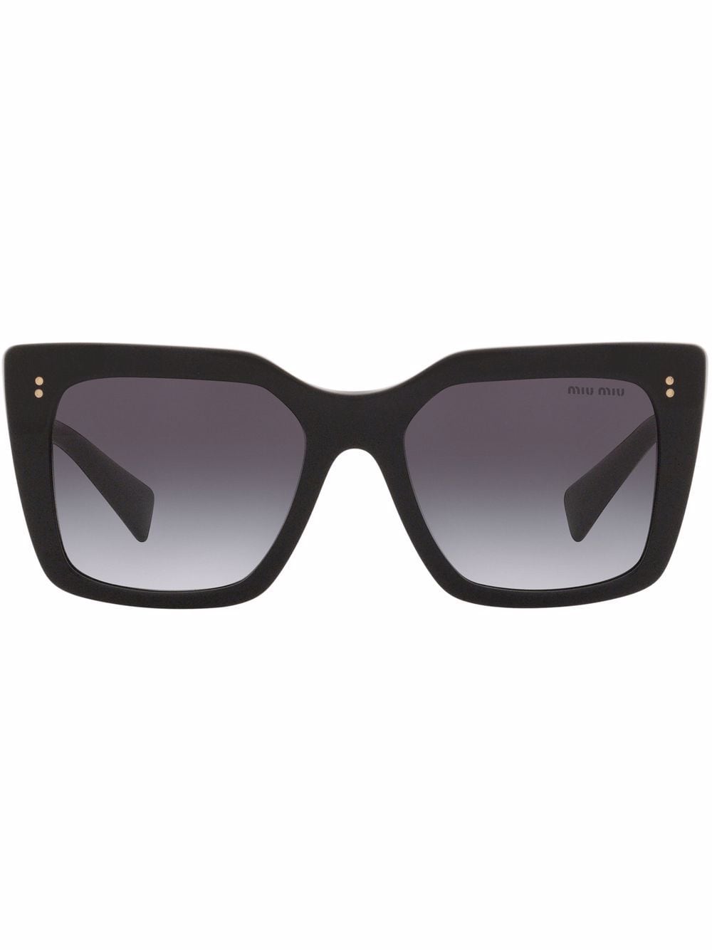 Miu Miu Eyewear square frame sunglasses - Black von Miu Miu Eyewear