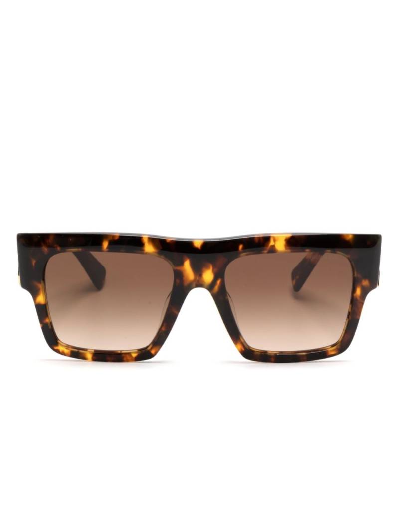 Miu Miu Eyewear tortoiseshell oversize-frame sunglasses - Brown von Miu Miu Eyewear