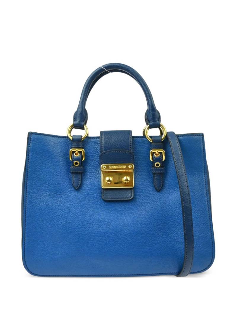 Miu Miu Pre-Owned 2000s two-way bag - Blue von Miu Miu Pre-Owned