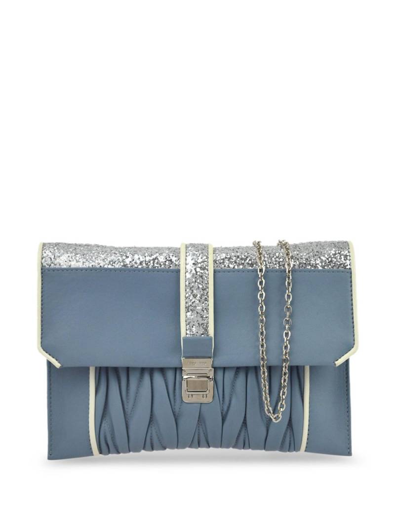 Miu Miu Pre-Owned 2010-2020s matelassé-effect shoulder bag - Blue von Miu Miu Pre-Owned