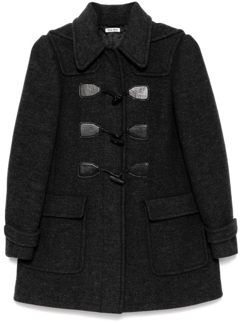 Miu Miu Pre-Owned 2013 duffle coat - Grey von Miu Miu Pre-Owned