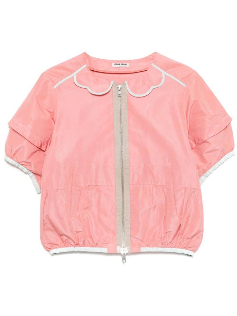 Miu Miu Pre-Owned Cropped Jacket - Pink von Miu Miu Pre-Owned