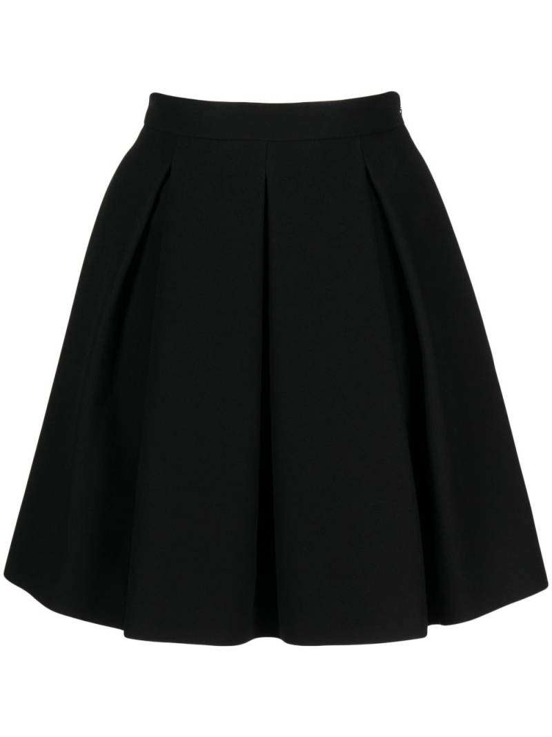 Miu Miu Pre-Owned pleated A-line skirt - Black von Miu Miu Pre-Owned