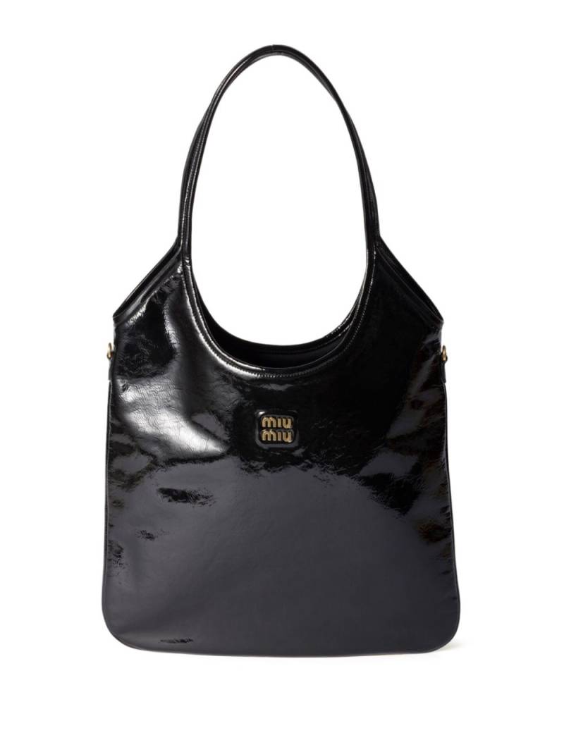 Miu Miu Ivy tote bag - Black von Miu Miu