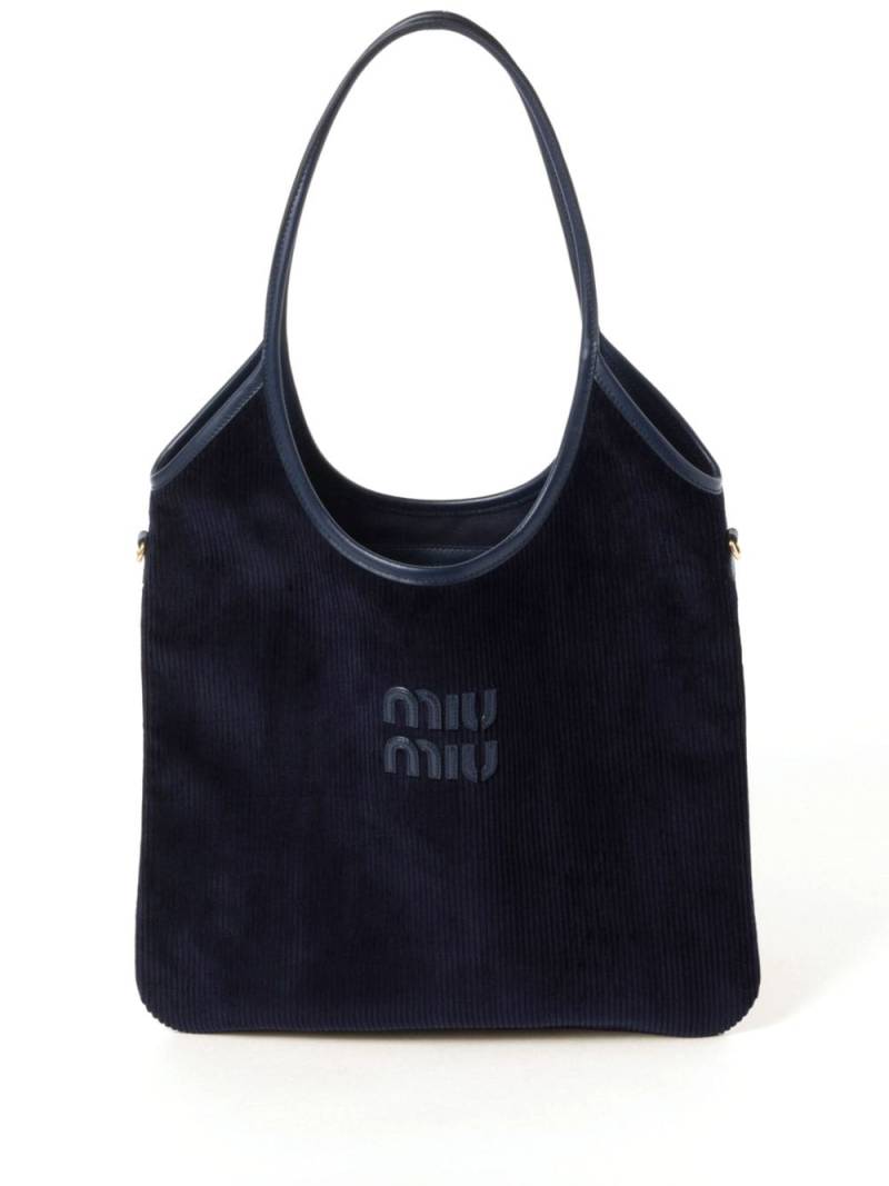 Miu Miu Ivy tote bag - Blue von Miu Miu