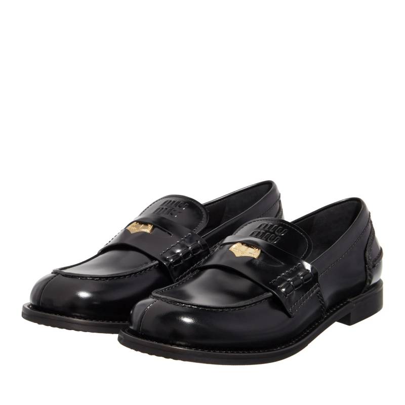 Miu Miu Loafer - Classic Penny Loafer - Gr. 36 (EU) - in Schwarz - für Damen von Miu Miu