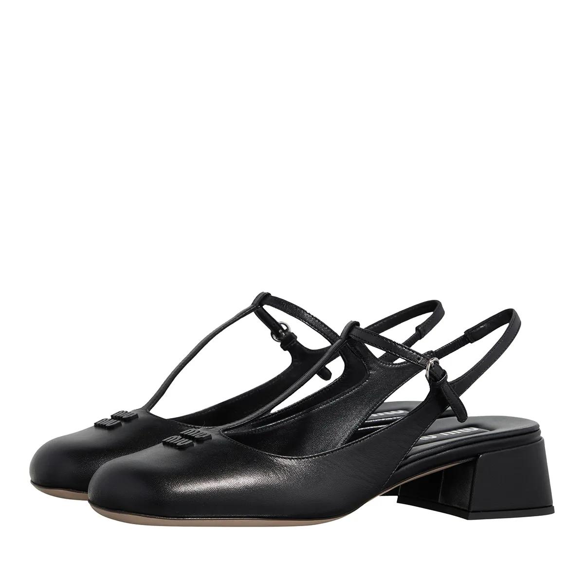 Miu Miu Loafer - Square Toe Mary Janes - Gr. 37 (EU) - in Schwarz - für Damen von Miu Miu