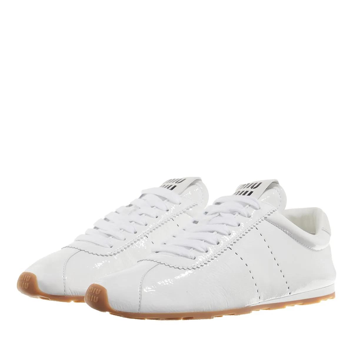 Miu Miu Low-Top Sneaker - Low Top Lace-up Sneakers - Gr. 39 (EU) - in Weiß - für Damen von Miu Miu