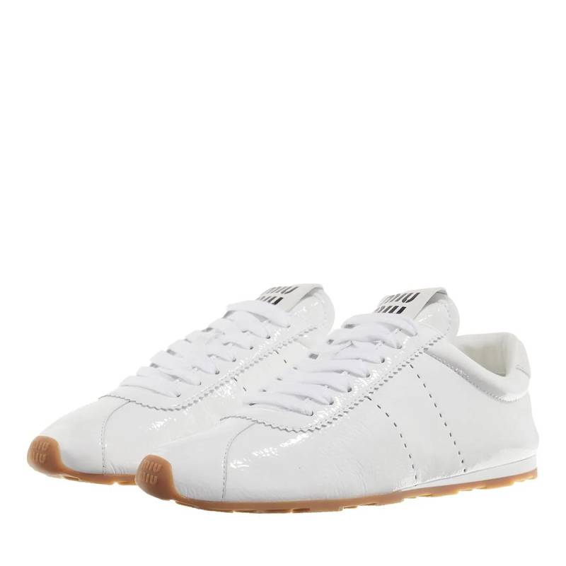 Miu Miu Low-Top Sneaker - Low Top Lace-up Sneakers - Gr. 37 (EU) - in Weiß - für Damen von Miu Miu