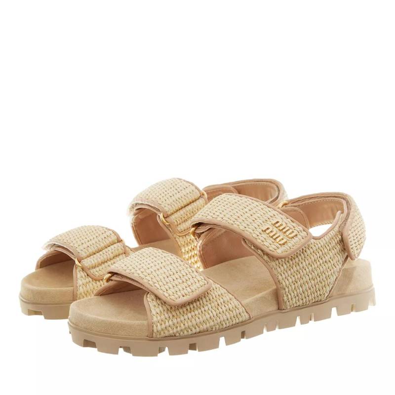 Miu Miu Sandalen - Women Sandal - Gr. 39 (EU) - in Beige - für Damen von Miu Miu